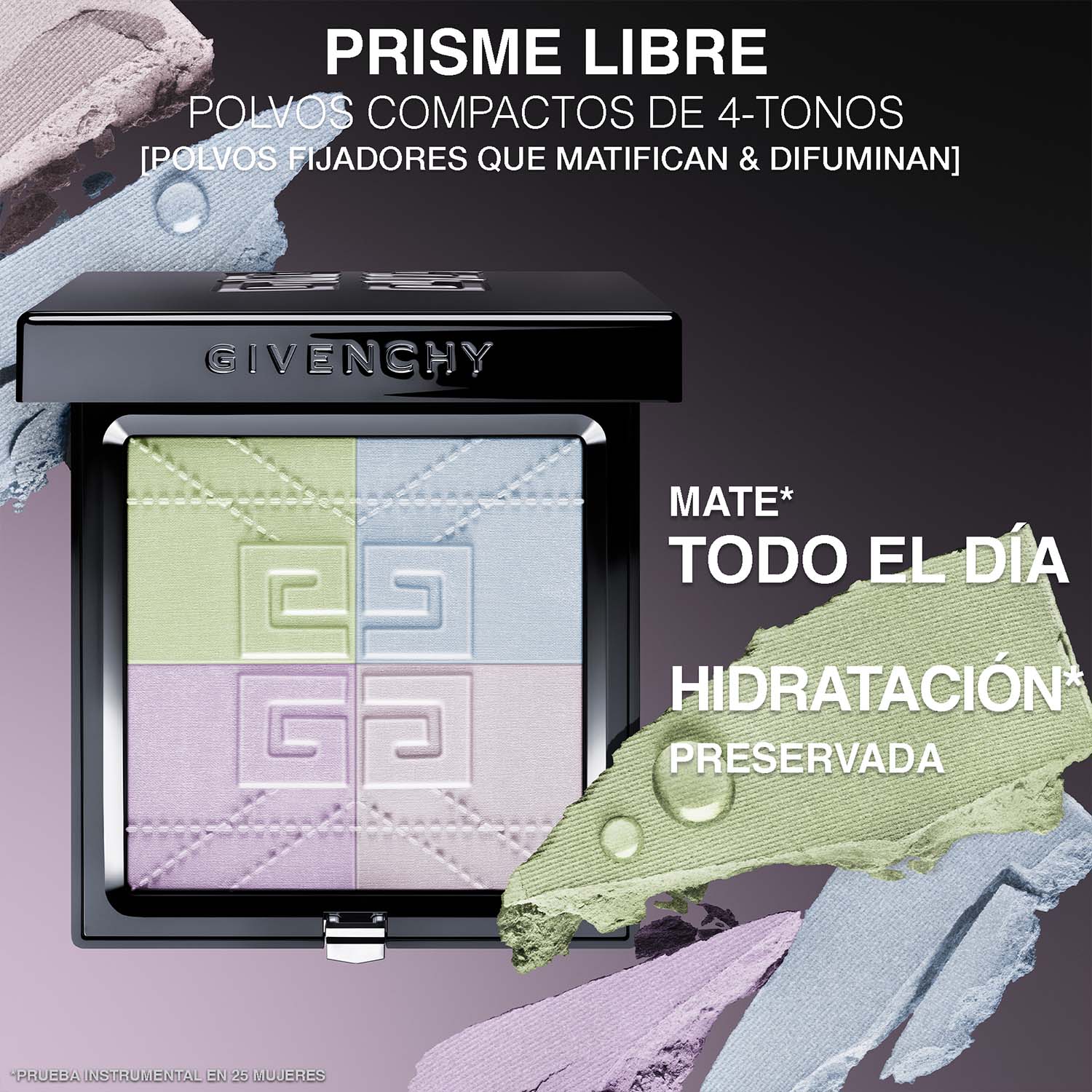 PRISME LIBRE PRESSED POWDER 4 TONO POLVO FIJADOR MATIFICANTE Y DIFUMINADOR DE ACABADO MATE DE LARGA DURACIÓN (POLVO MATIFICADOR PARA ROSTRO)